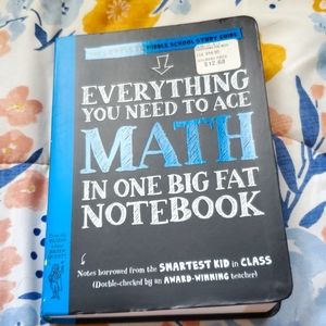 Brain Quest "Everything You Need to Ace Math in One Big Fat Notebook" book